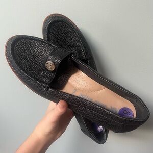 Black Leather Loafers